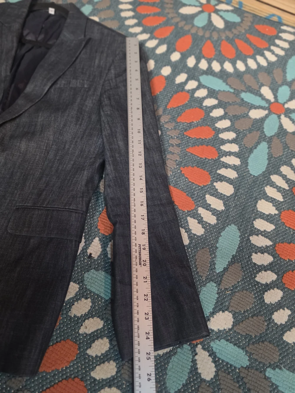 Express Men's Photographer fitted blazer jacket 36 Short